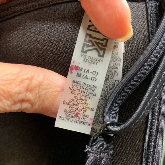 VS sexy geometric print push up diamond back string bikini top #54B - Picture 3 of 5